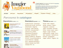 Tablet Screenshot of imagiervagabond.fr